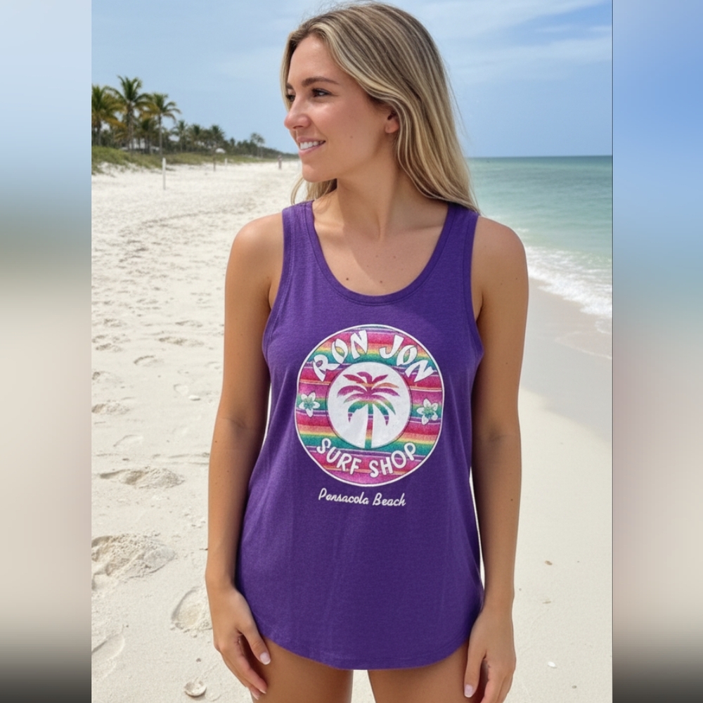 Ron jon surfshop Purple tank top L